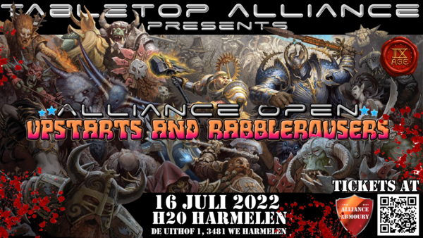 E-ticket - T9A - Upstarts and Rabblerousers Tournament