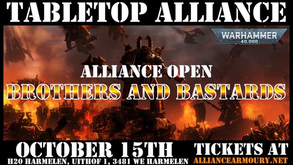 Event E-Ticket - W40K - Brothers & Bastards Doubles Tournament