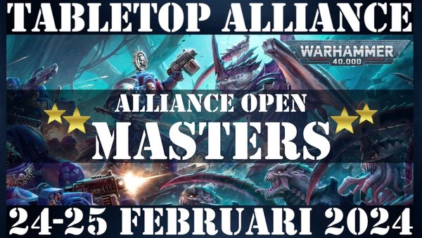 Event E-Ticket - 40K - Alliance Open Masters
